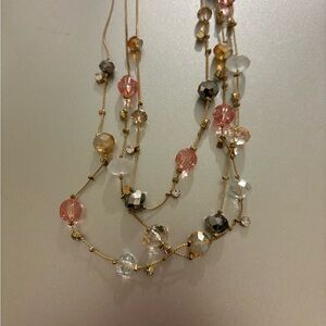 Elegant Multi-Color Beaded Necklace